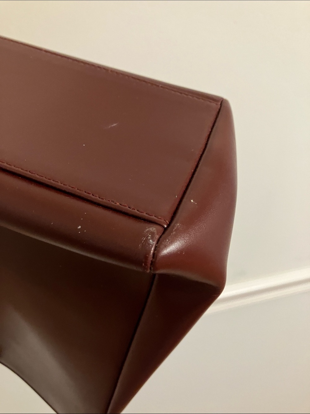 Cartier Burgundy Crossbody Bag - Picture 9 of 11